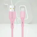 Joyroom S-M357S İphone Lightning Şarj ve Data Kablosu 2A 1m Pembe