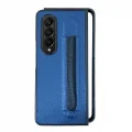 Samsung Z Fold 4 Ön-Arka Standlı Kalemli Kılıf