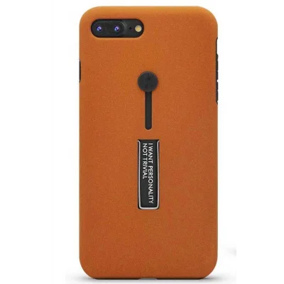 IPHONE 7-8 PLUS STANDLI KILIF KAHVERENGİ