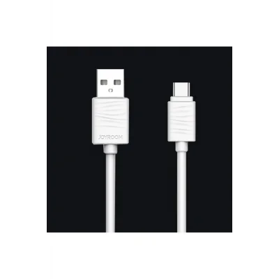 JR-S118 Type-C USB Hızlı Şarj ve Data Kablosu 1m Beyaz