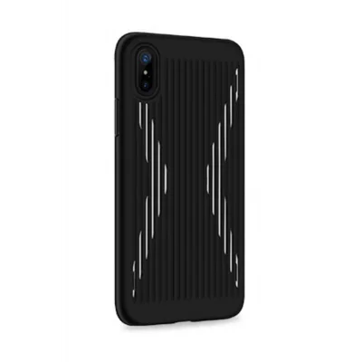 Jr Bp375 Apple Iphone X- Xs Siyah Kılıf Armor Case Tam Korumlaı Şık Tasarım Kılıf
