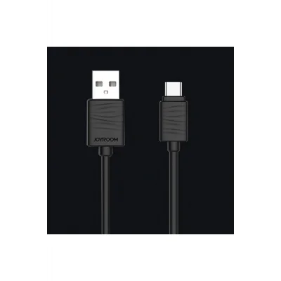 JR-S118 Type-C USB Hızlı Şarj ve Data Kablosu 1m Siyah