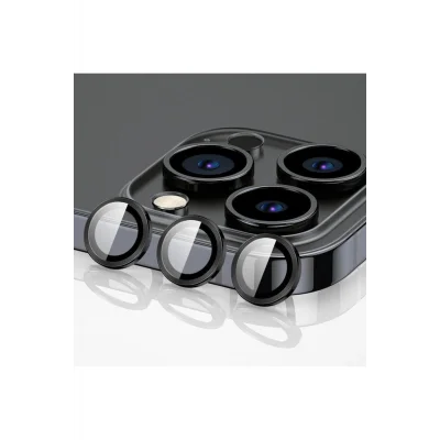 Iphone 14 Plus Uyumlu  Lens Koruma Siyah