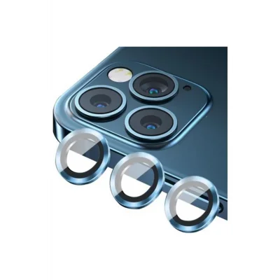 İphone 14-14 Plus Ve 15-15 Plus Uyumlu Lens Koruma Açık Mavi