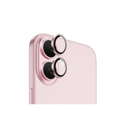 iPhone 16 Ve 16 Plus Lens Koruyucu Sapphire Çizilmeye Karşı Dayanıklı Safir Kamera Lens Koruyucu Pem