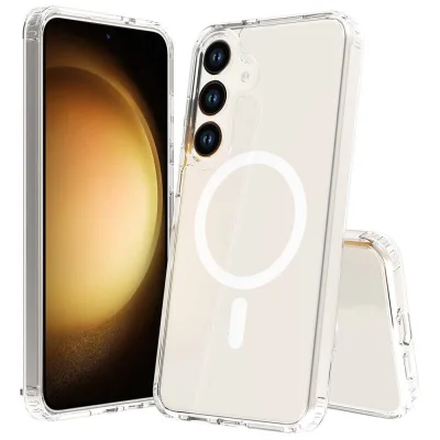 Samsung S23 Magsafe Sert Şeffaf Kapak