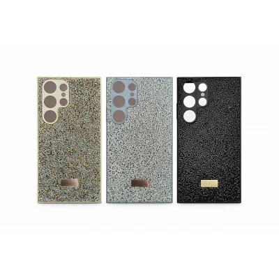 Samsung S25 ULTRA  İle Uyumlu İnce Parlak Taşlı Premium Sw Telefon Kılıfı