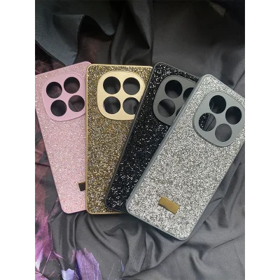 Redmi Note 14 Pro İle Uyumlu İnce Parlak Taşlı Premium Sw Kılıf