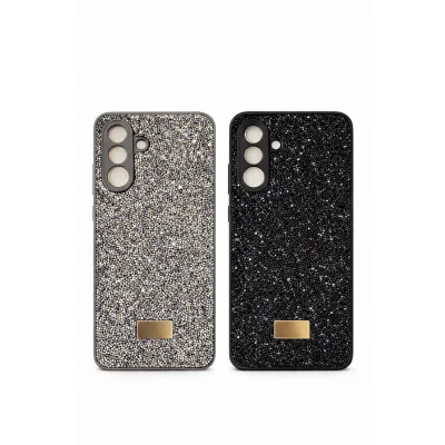 Samsung A16 İle Uyumlu İnce Parlak Taşlı Premium Sw Kılıf