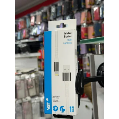 YGT+ Metal Kopmaz Usb - İphone Kablo