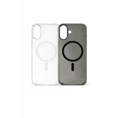 İphone 16 Plus ile Uyumlu Magsafe Özellikli Kristal Netlik Sararmaz PC Clear Case