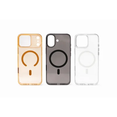 İphone 16 Pro ile Uyumlu Magsafe Özellikli Hybrid Animasyonlu Sararmaz PC Kılıf