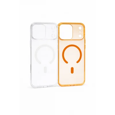 İphone 17 Pro Max ile Uyumlu Magsafe Özellikli Hybrid Animasyonlu Sararmaz PC Kılıf