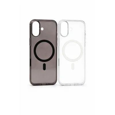 İphone 16 ile Uyumlu Magsafe Özellikli Hybrid Animasyonlu Sararmaz PC Kılıf