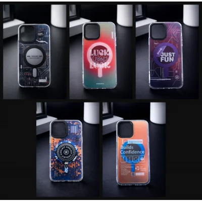 İphone 13 Pro Max ile Uyumlu Magsafe Özellikli Summer Telefon Kılıfı