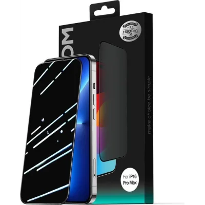 Joyroom İphone 16 Plus ile Uyumlu Privacy Cam Ekran Koruyucu