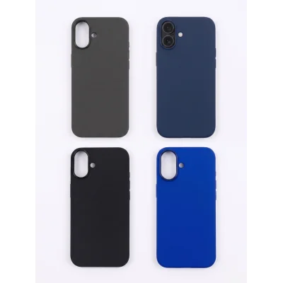 İphone 16 ile Uyumlu Animasyonlu Kablosuz Şarj Özellikli İçi Kadife Liqit Silikon Kılıf
