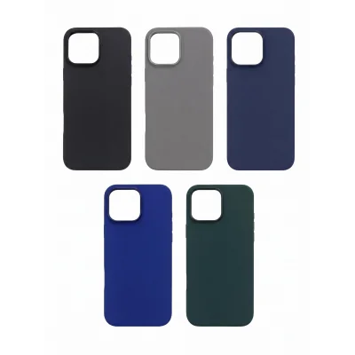 İphone 16 Pro ile Uyumlu Animasyonlu Kablosuz Şarj Özellikli İçi Kadife Liqit Silikon Kılıf