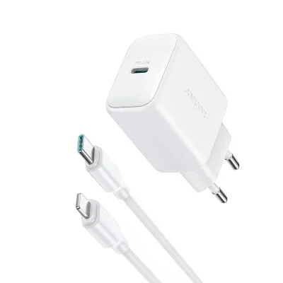 Joyroom JR-TCF20 20w Şarj Aleti ve Type-c Lightning Kablo Set