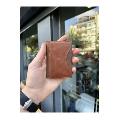 Deri Magsafe Kartlıklı Cüzdan