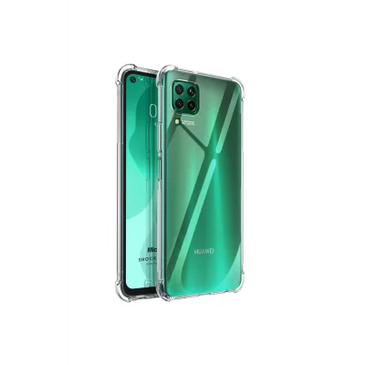 Huawei P40 Lite Anti Crash Darbeye Dayanıklı Şeffaf Silikon Kılıf