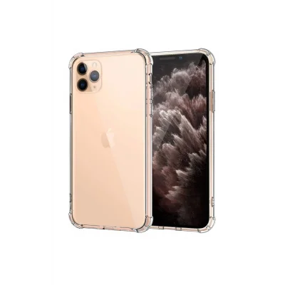 iPhone 11 Pro Max Anti Crash Darbe Korumalı Şeffaf Silikon Kılıf