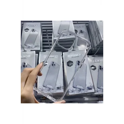 iPhone 11 Space 2 Şeffaf Kamera Korumalı Cep Telefonu Kılıfı