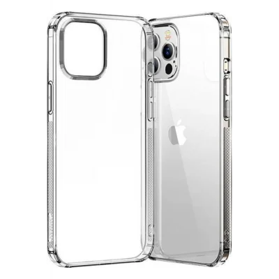 İphone 12 Pro Max Transparent Serisi Şeffaf Silikon Cep Telefonu Kılıfı