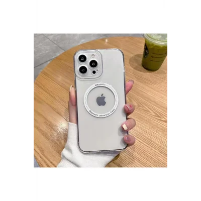 İphone 13 Pro Magsafe Uyumlu Şeffaf Kapak