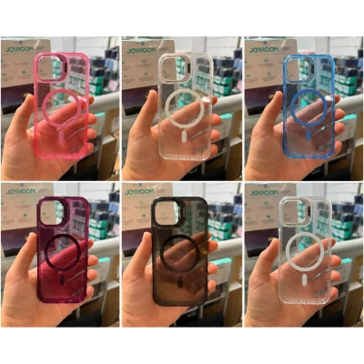 iPhone 13-14 Uyumlu Star Simli Standlı Magsafe Kılıf