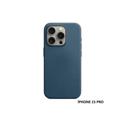 iPhone 15 Pro Max için MagSafe özellikli Mikro Dokuma Kılıf