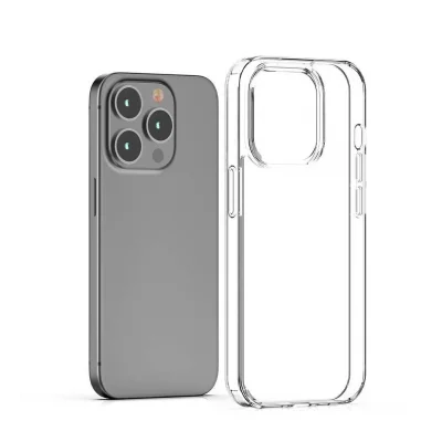 İphone 15 Pro Max Sert Şeffaf Telefon Kılıfı