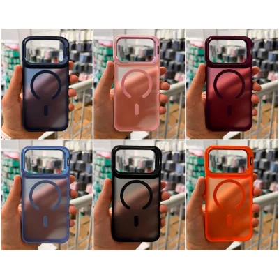 iPhone 18 Pro Aras Standlı Mat Buzlu Magsafe Kılıf