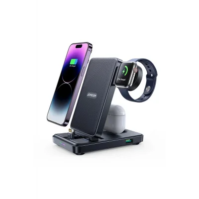 Joyroom 4 in 1 Katlanabilir Şarj İstasyonu Lightning