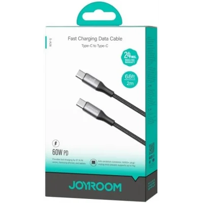 Joyroom 60W Fast Charging Data Kablo (C to C) 2 Metre