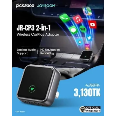 Joyroom JR-CP3 Carplay/Android Auto 2-in-1 Wireless Adapter