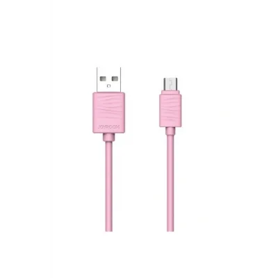 Joyroom JR-S118 Micro USB Hızlı Şarj ve Data Kablosu 1m Pembe