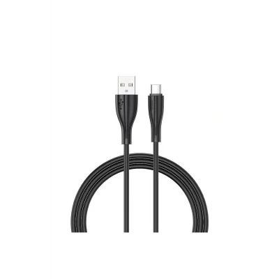 Joyroom S-M405 2.4A Type-C Şarj ve Data Kablosu PVC 1M Siyah