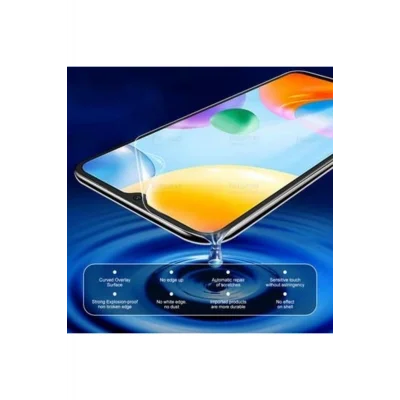 Xiaomi Redmi 10A Uyumlu Esnek Dayanıklı Blue Nano Ekran Koruyucu