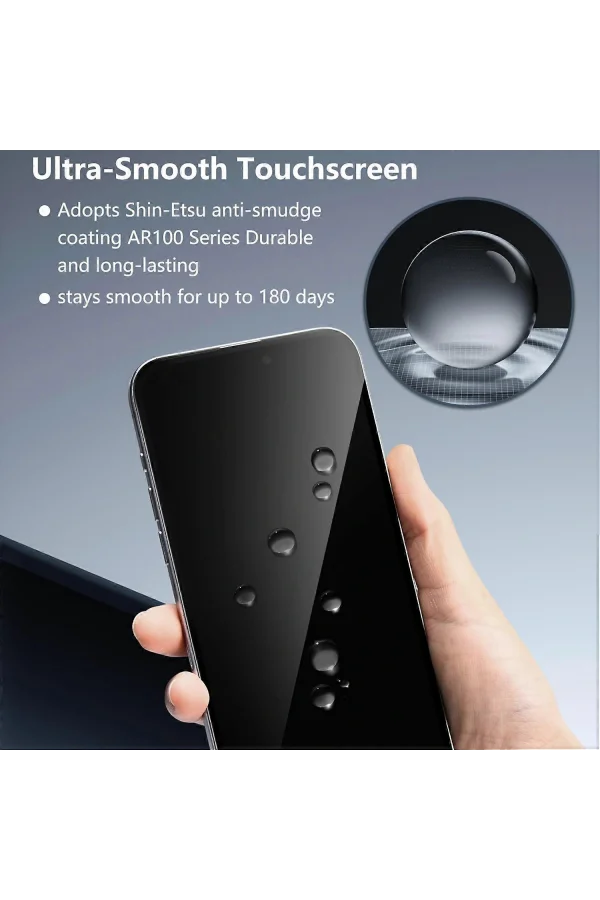 iPhone 17 Pro Max Uyumlu Hayalet Kırılmaz Cam Tam Kaplayan Ekran Koruyucu