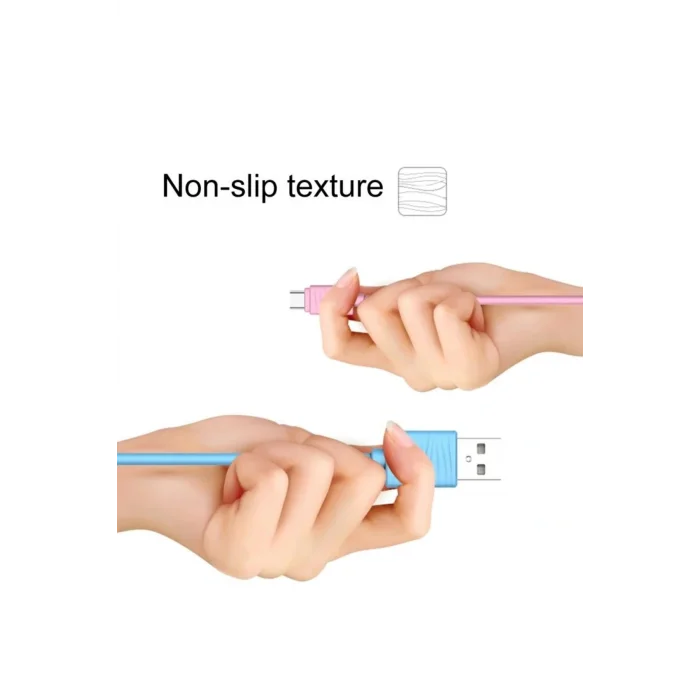 JR-S118 Type-C USB Hızlı Şarj ve Data Kablosu 1m Mavi