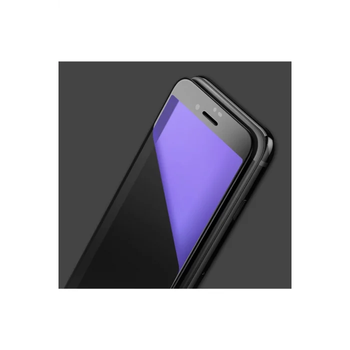 Apple Iphone 7/ 8 Plus Siyah Anti Blue Ray Full Kaplayan Cam Ekran Koruyucu J M226