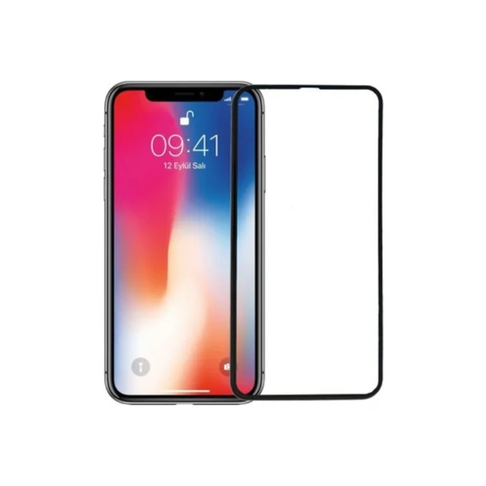 Iphone Xs Max 10d Ekran Koruyucu Cam Siyah
