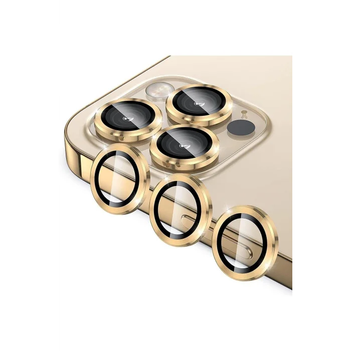 Iphone 11-12pro Lens Koruma Gold
