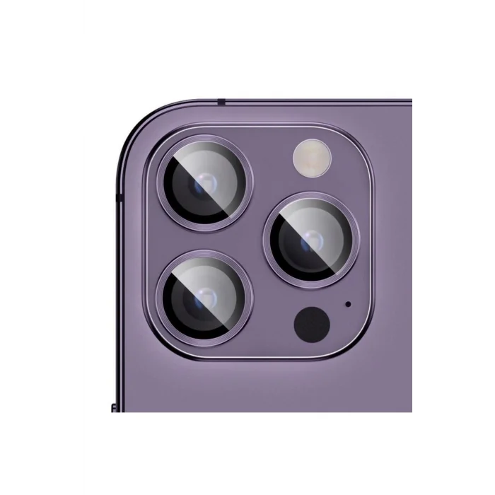 Iphone 11-12pro Lens Koruma Mor