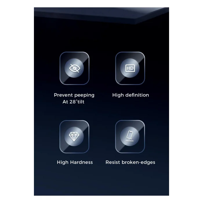 İphone 15 Plus Privacy Hayalet Cam Cep Telefonu Ekran Koruyucu Uyumlu