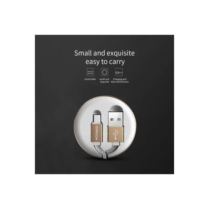 S-M346 Uzatılabilir Mikro Hızlı Şarj ve Data Kablosu Beyaz