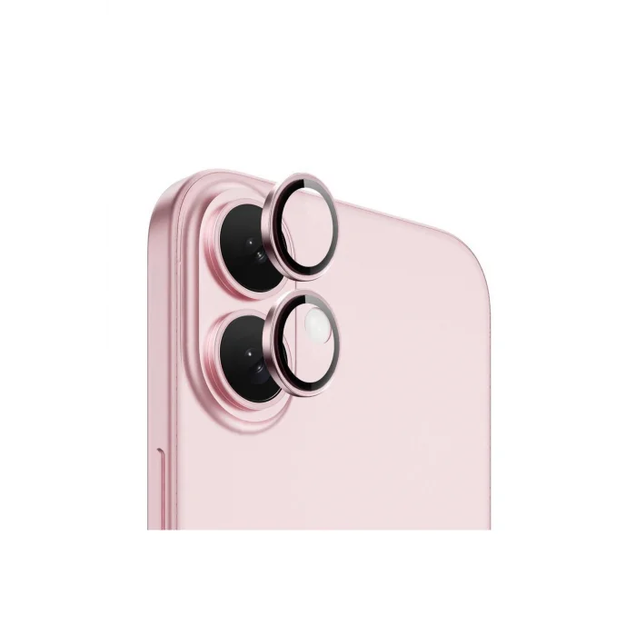 iPhone 16 Ve 16 Plus Lens Koruyucu Sapphire Çizilmeye Karşı Dayanıklı Safir Kamera Lens Koruyucu Pem