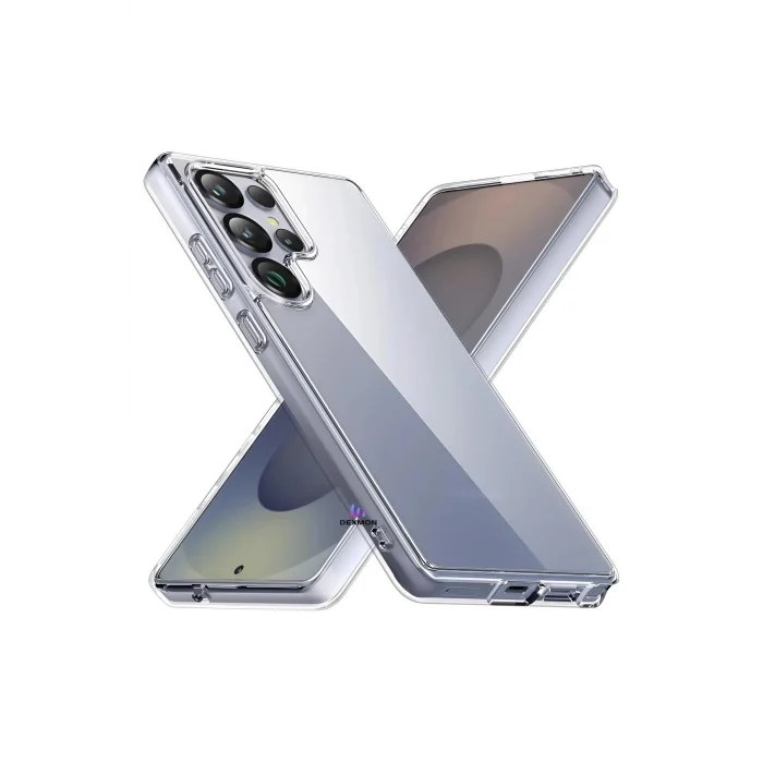 Samsung S25 Ultra Sert Şeffaf Telefon Kılıfı
