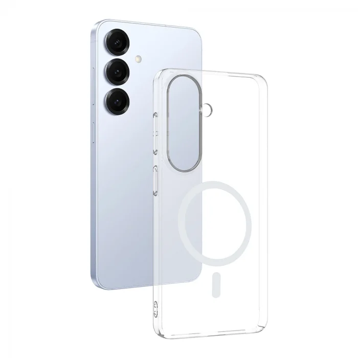 Samsung S26 Magsafe Sert Şeffaf Kapak